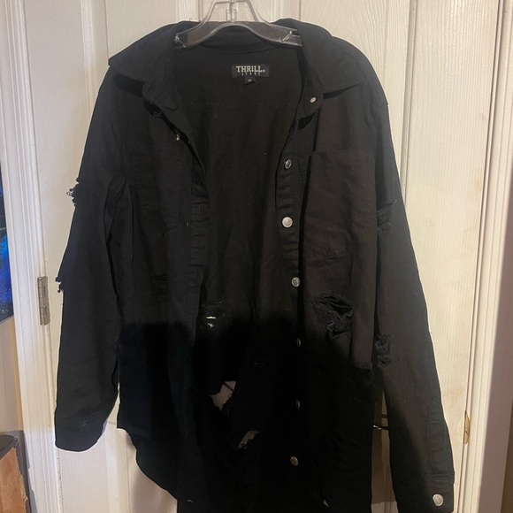 Thrill Jackets & Blazers - Grunge ripped coat